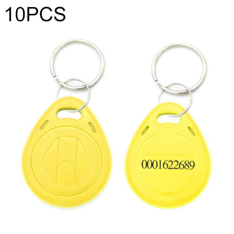 10 PCS 125KHz TK/EM4100 Proximity ID Card Chip Keychain Key Ring 10 PCS 125KHz TK/EM4100 Proximity ID Card Chip Keychain Key Ring